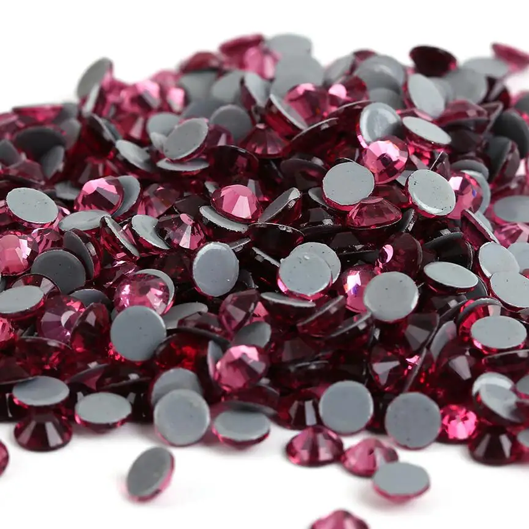 Strass Cristal AB Hotfix SS6-SS30 | 40 Colores, Diamantes de Imitación para Tela y Uñas
 24
