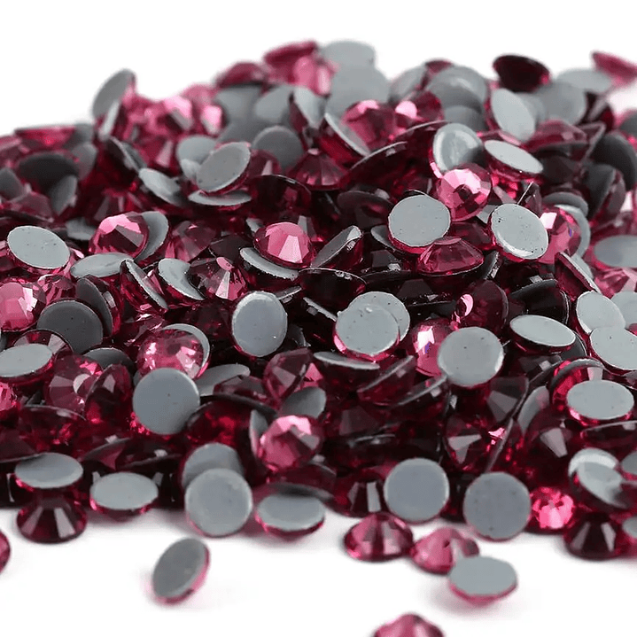 Strass Cristal AB Hotfix SS6-SS30 | 40 Colores, Diamantes de Imitación para Tela y Uñas
 24