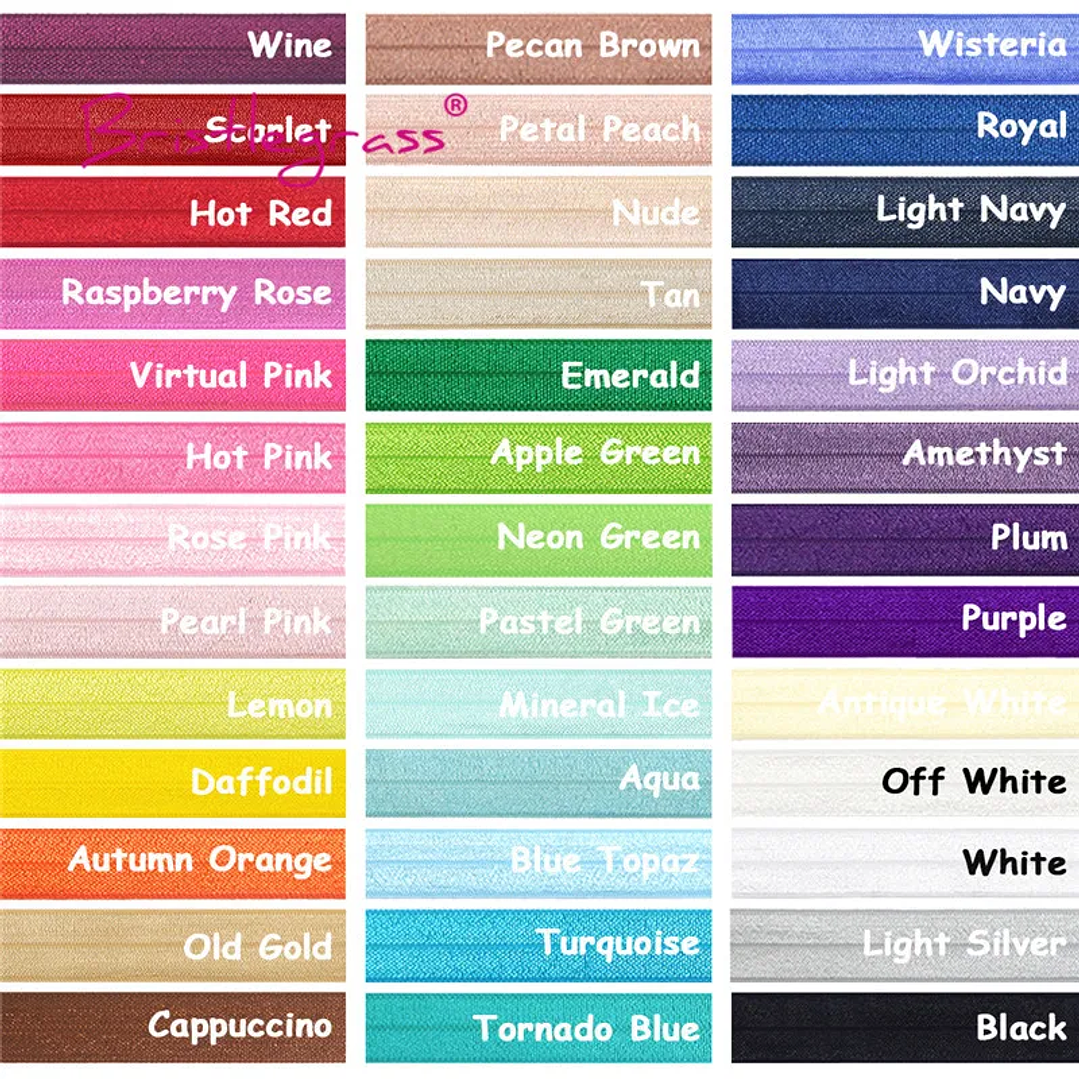 Cinta Elástica Satén BRISTLEGRASS 20mm | Para Costura, Diademas y Ropa Interior 2