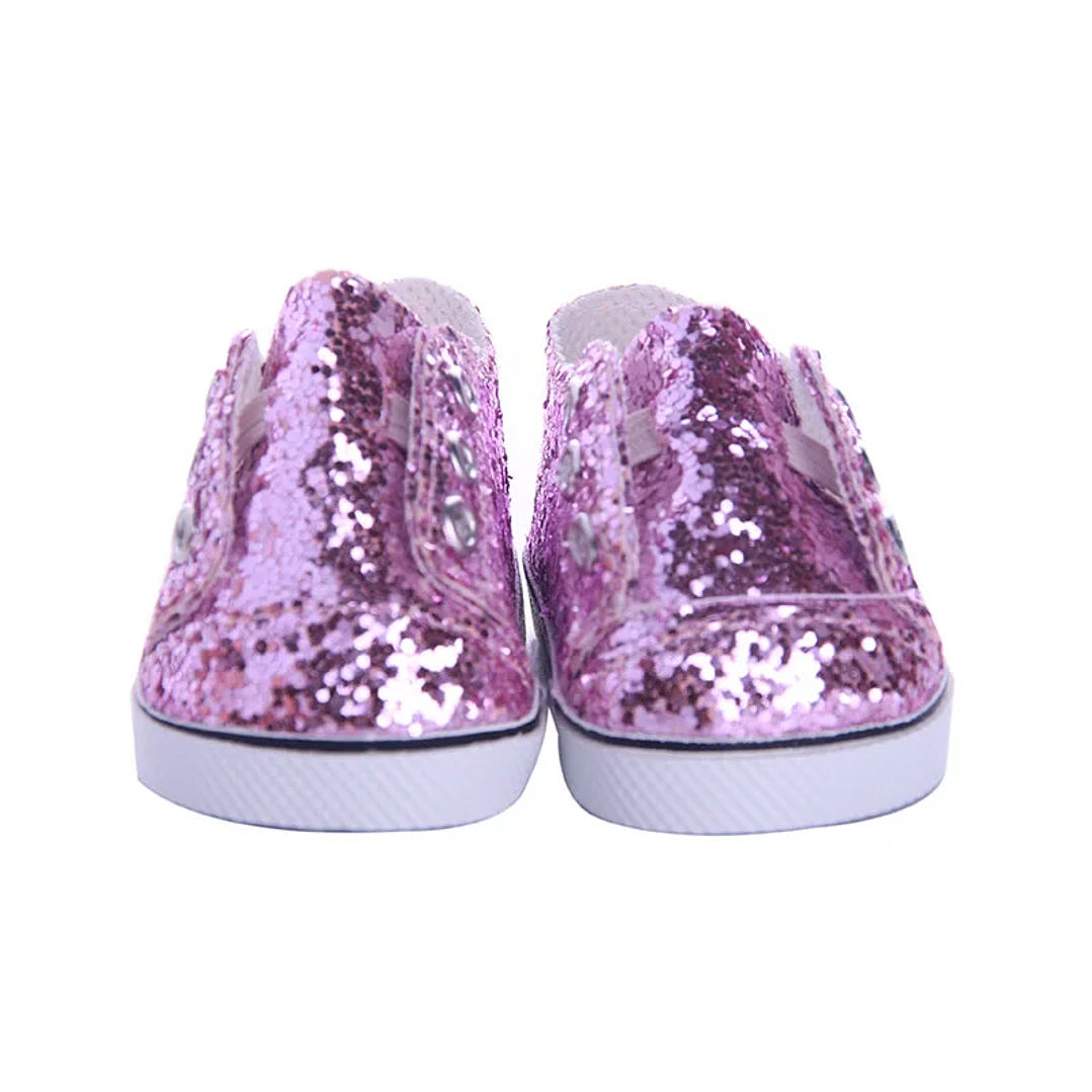 Zapatos de Tela para Muñecas 7cm | Accesorios Hechos a Mano para Muñecas de 18 y 43 cm 4