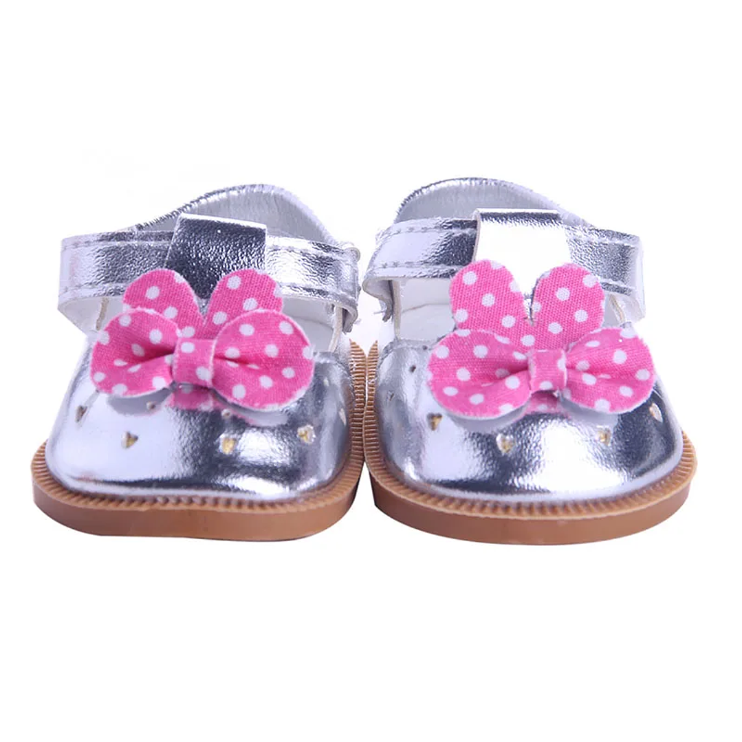 Zapatos de Tela para Muñecas 7cm | Accesorios Hechos a Mano para Muñecas de 18 y 43 cm 6