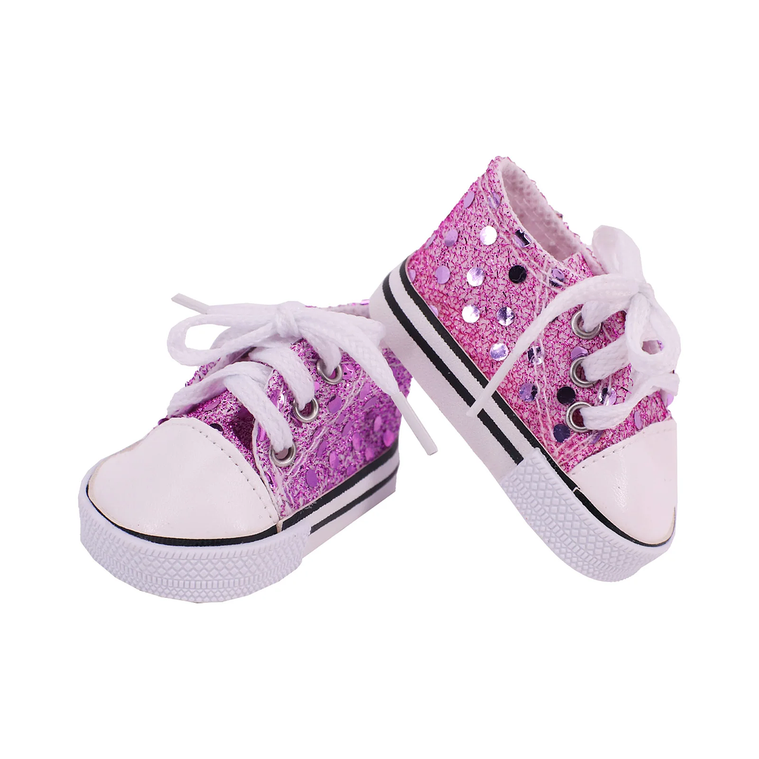 Zapatos de Tela para Muñecas 7cm | Accesorios Hechos a Mano para Muñecas de 18 y 43 cm 15