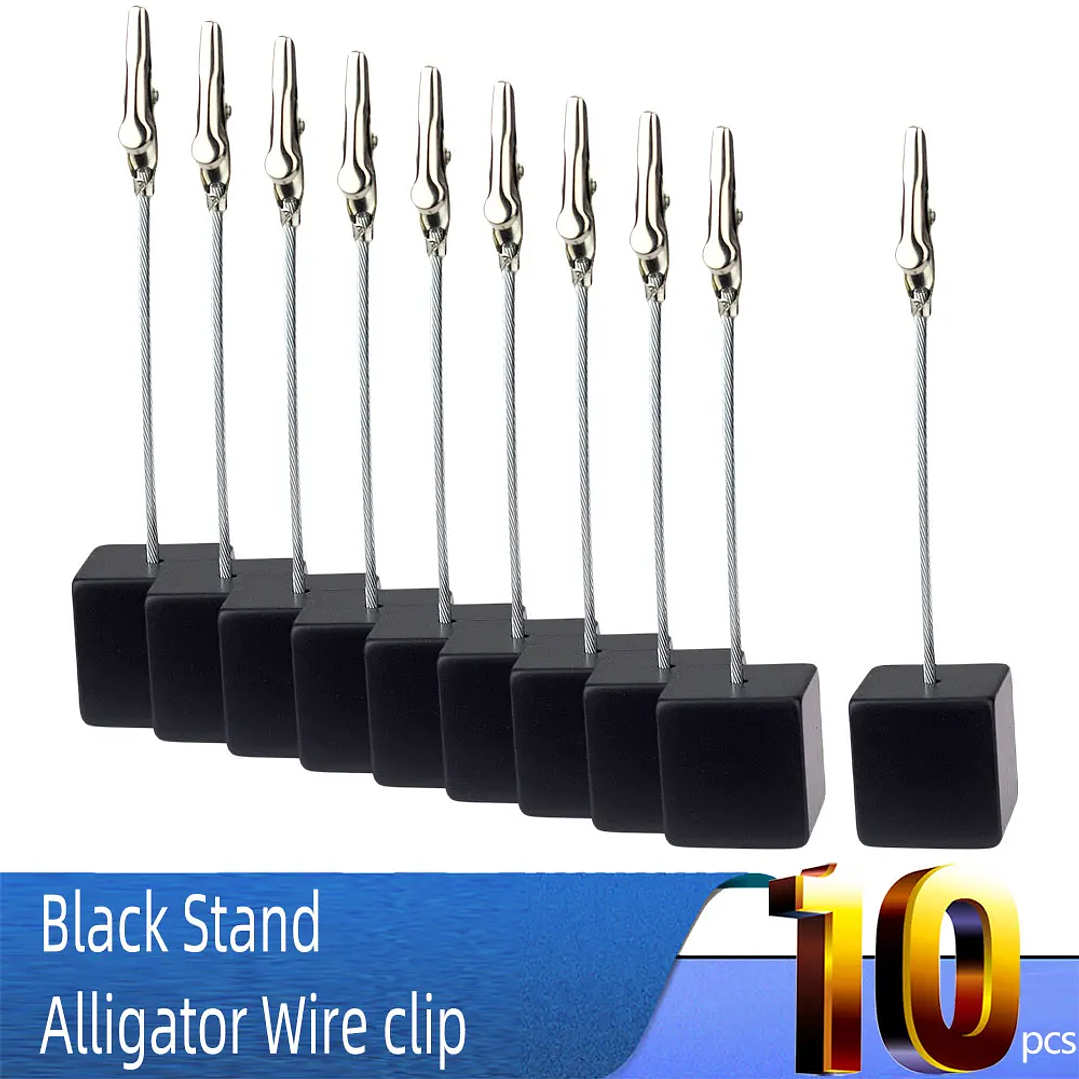 Soporte de Notas con Base de Cubo | Clip de Cocodrilo para Fotos y Tarjetas Decorativas 20