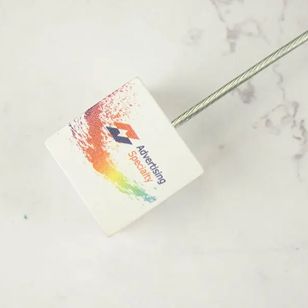 Soporte de Notas con Base de Cubo | Clip de Cocodrilo para Fotos y Tarjetas Decorativas 39