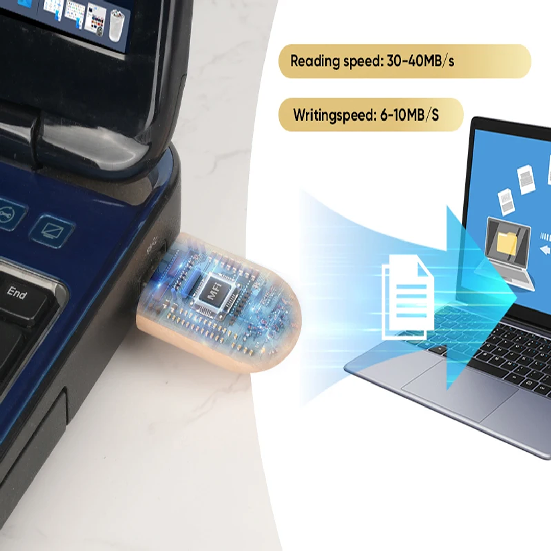 Pendrive USB 2.0 JASTER de Madera | 128GB, Personalizable, Ideal para Regalos 5