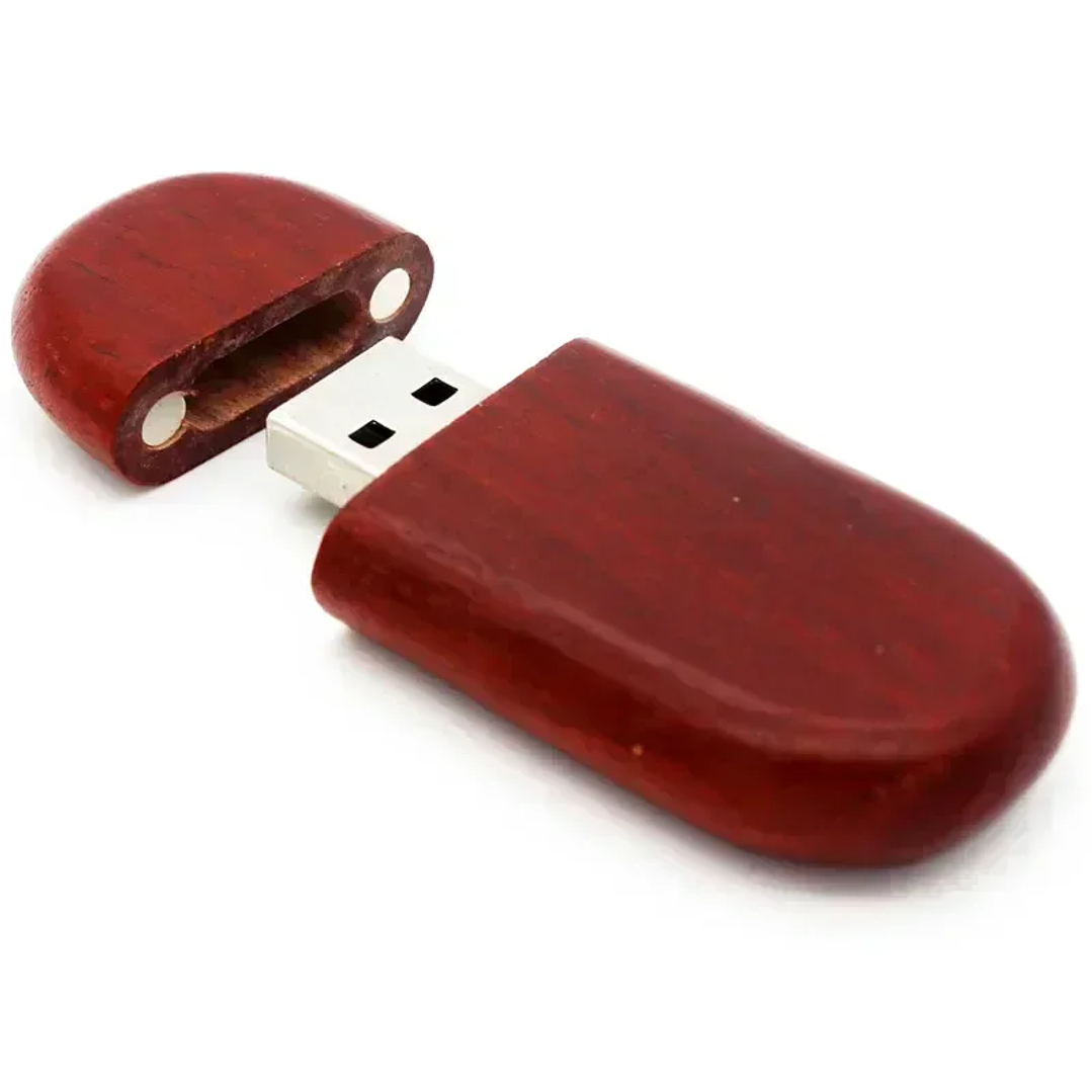 Pendrive USB 2.0 JASTER de Madera | 128GB, Personalizable, Ideal para Regalos 9