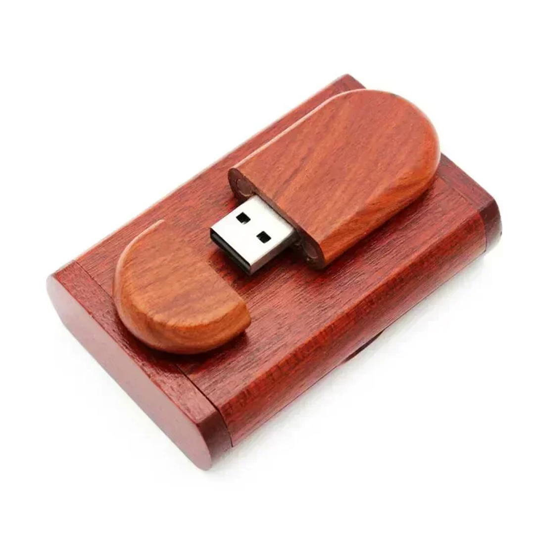 Pendrive USB 2.0 JASTER de Madera | 128GB, Personalizable, Ideal para Regalos 10