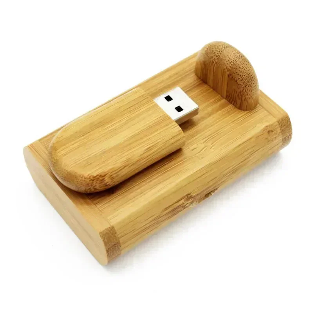 Pendrive USB 2.0 JASTER de Madera | 128GB, Personalizable, Ideal para Regalos 11