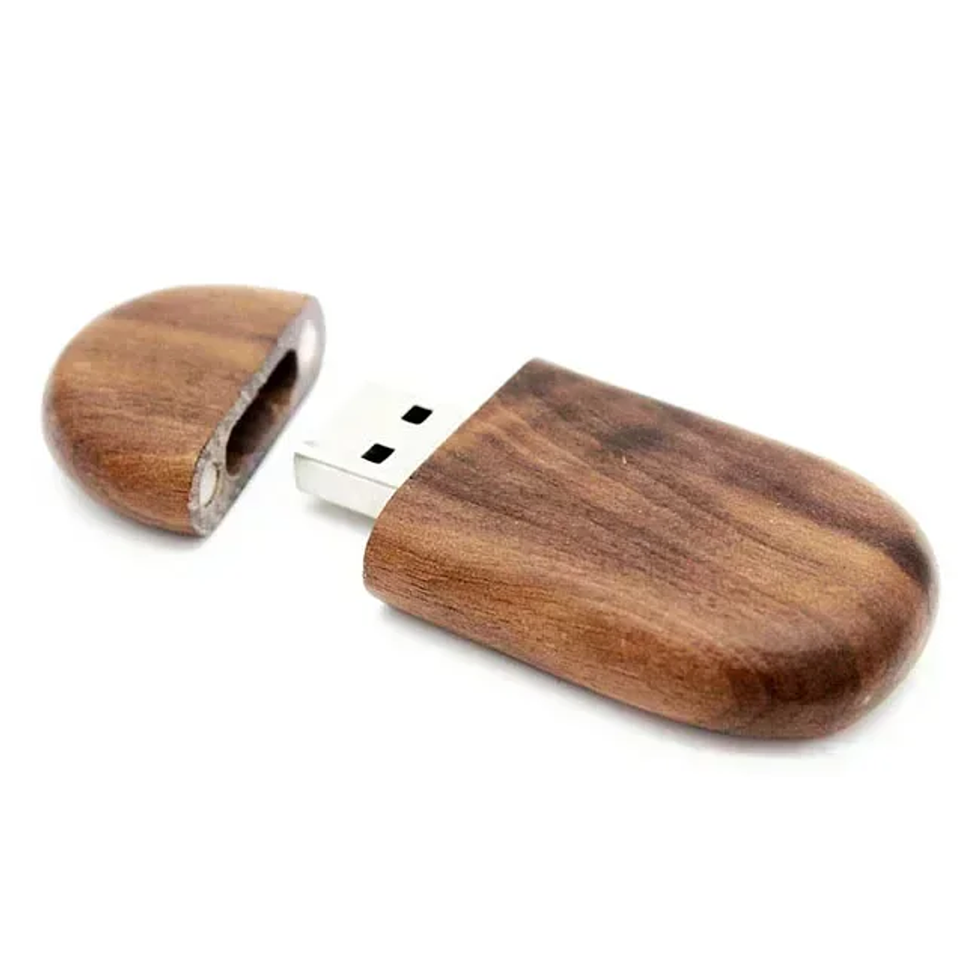 Pendrive USB 2.0 JASTER de Madera | 128GB, Personalizable, Ideal para Regalos 12