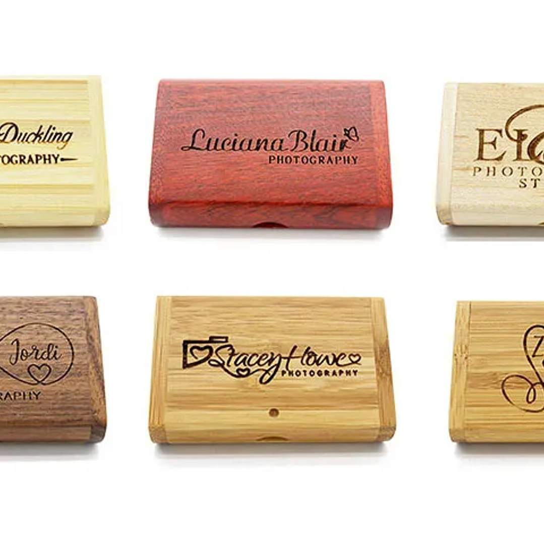 Pendrive USB 2.0 JASTER de Madera | 128GB, Personalizable, Ideal para Regalos 17