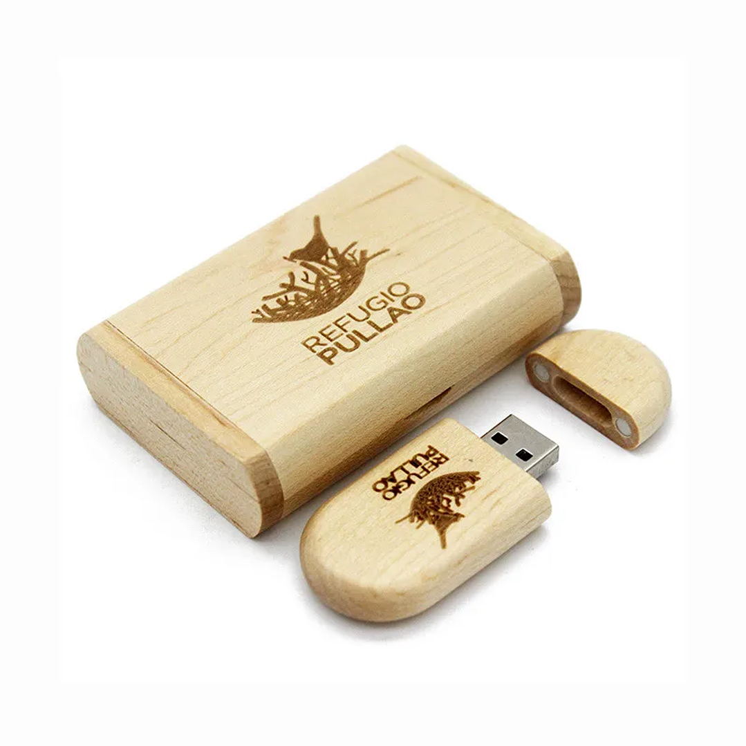 Pendrive USB 2.0 JASTER de Madera | 128GB, Personalizable, Ideal para Regalos 21
