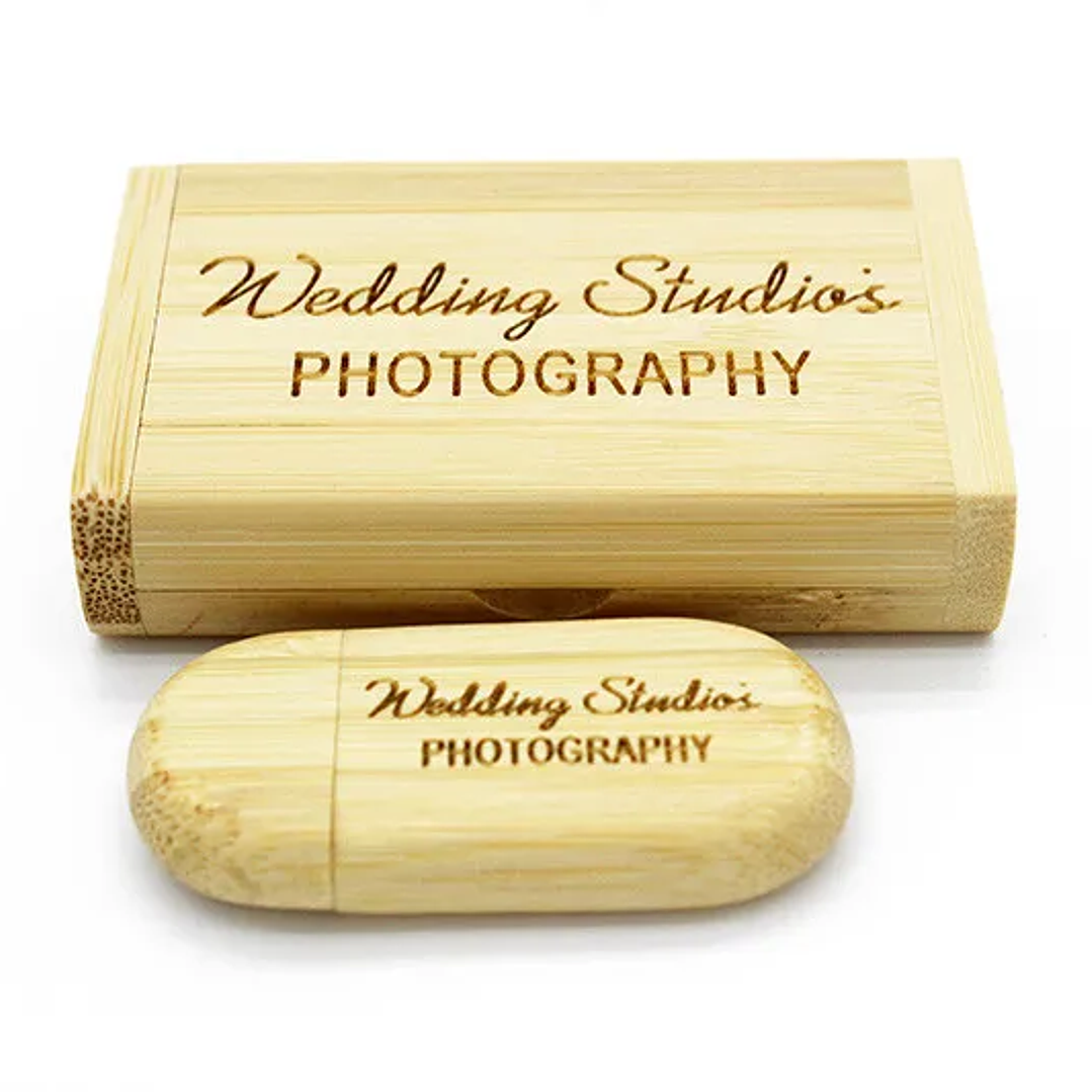 Pendrive USB 2.0 JASTER de Madera | 128GB, Personalizable, Ideal para Regalos 23