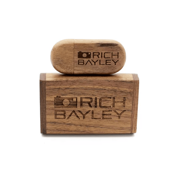 Pendrive USB 2.0 JASTER de Madera | 128GB, Personalizable, Ideal para Regalos 25