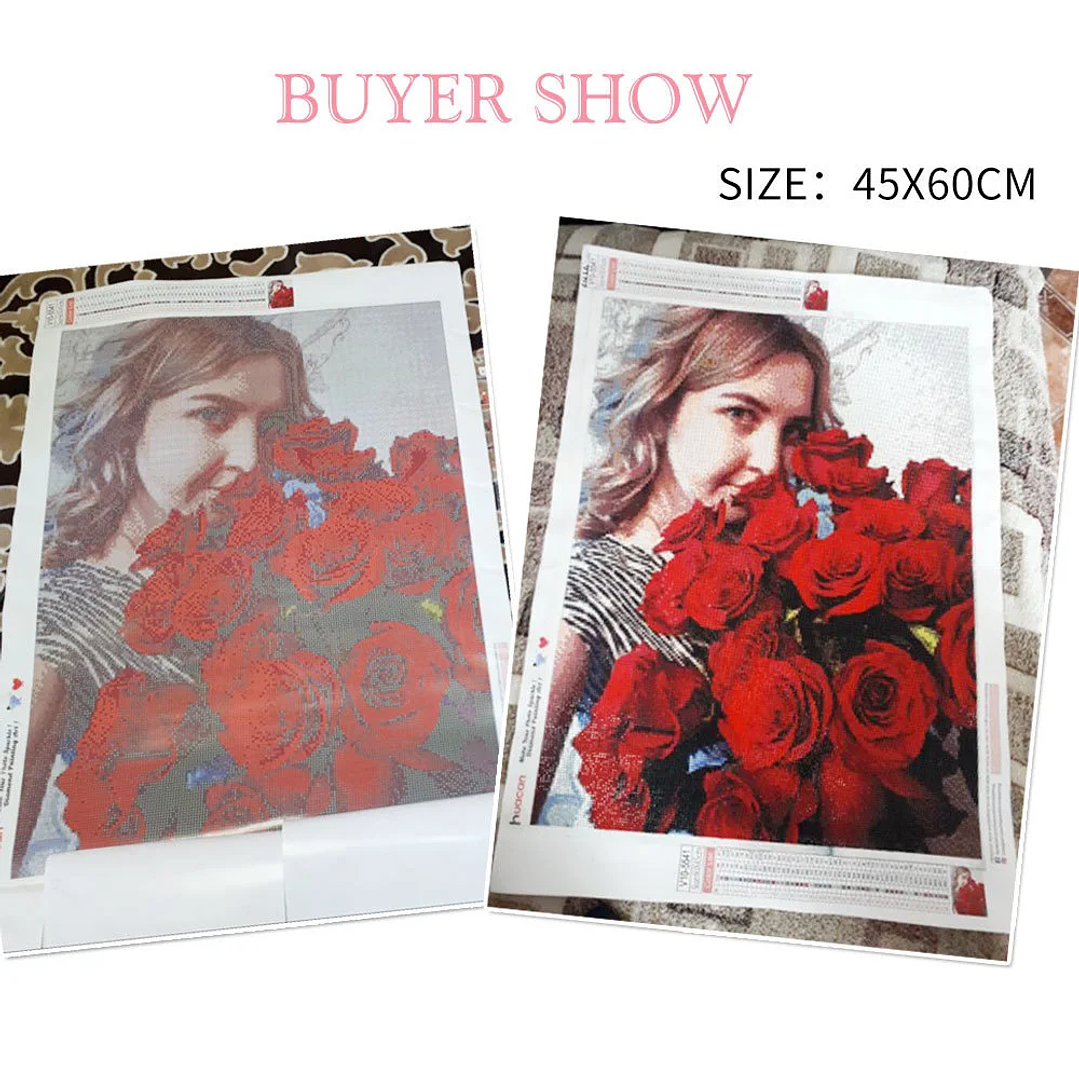 Pintura Diamante 5D HUACAN Personalizada | Bordado Completo con Foto, Decoración DIY 2