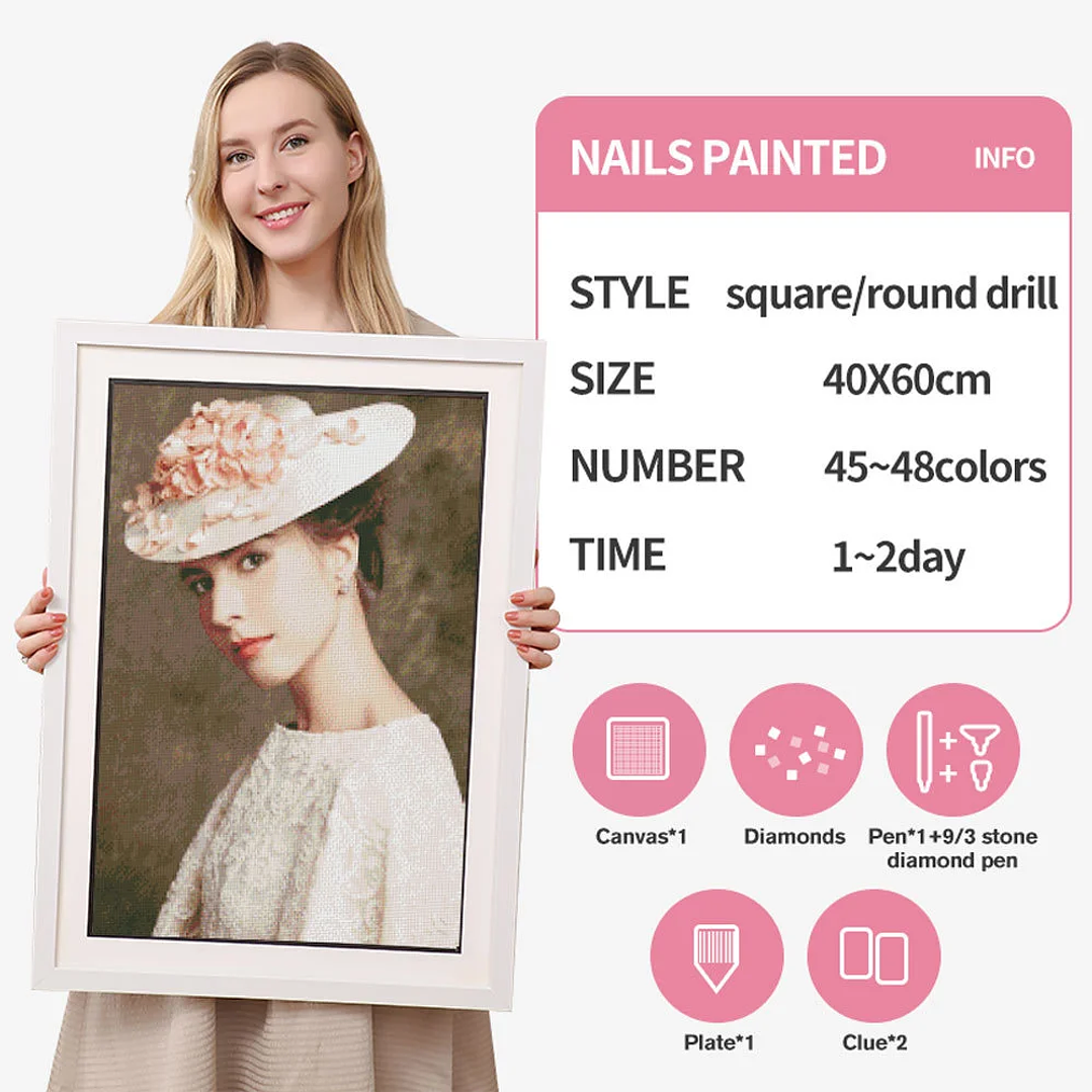 Pintura Diamante 5D HUACAN Personalizada | Bordado Completo con Foto, Decoración DIY 5