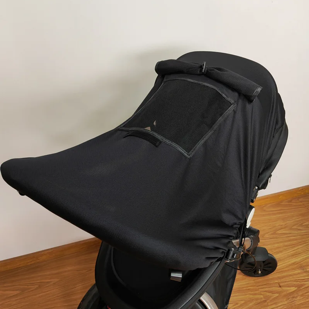 Toldo Universal para Cochecito de Bebé | Protección Solar UV y Mosquitera Impermeable 25