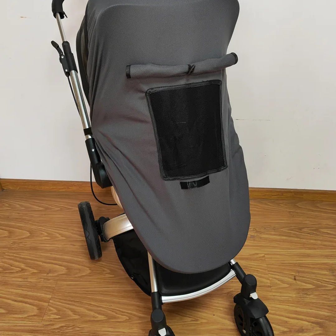 Toldo Universal para Cochecito de Bebé | Protección Solar UV y Mosquitera Impermeable 26