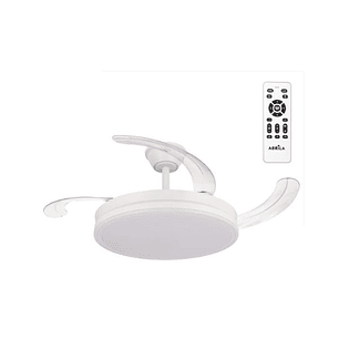 Ventilador Escorpion DC 107 cm  Luz LED Regulable y Aspas Plegables