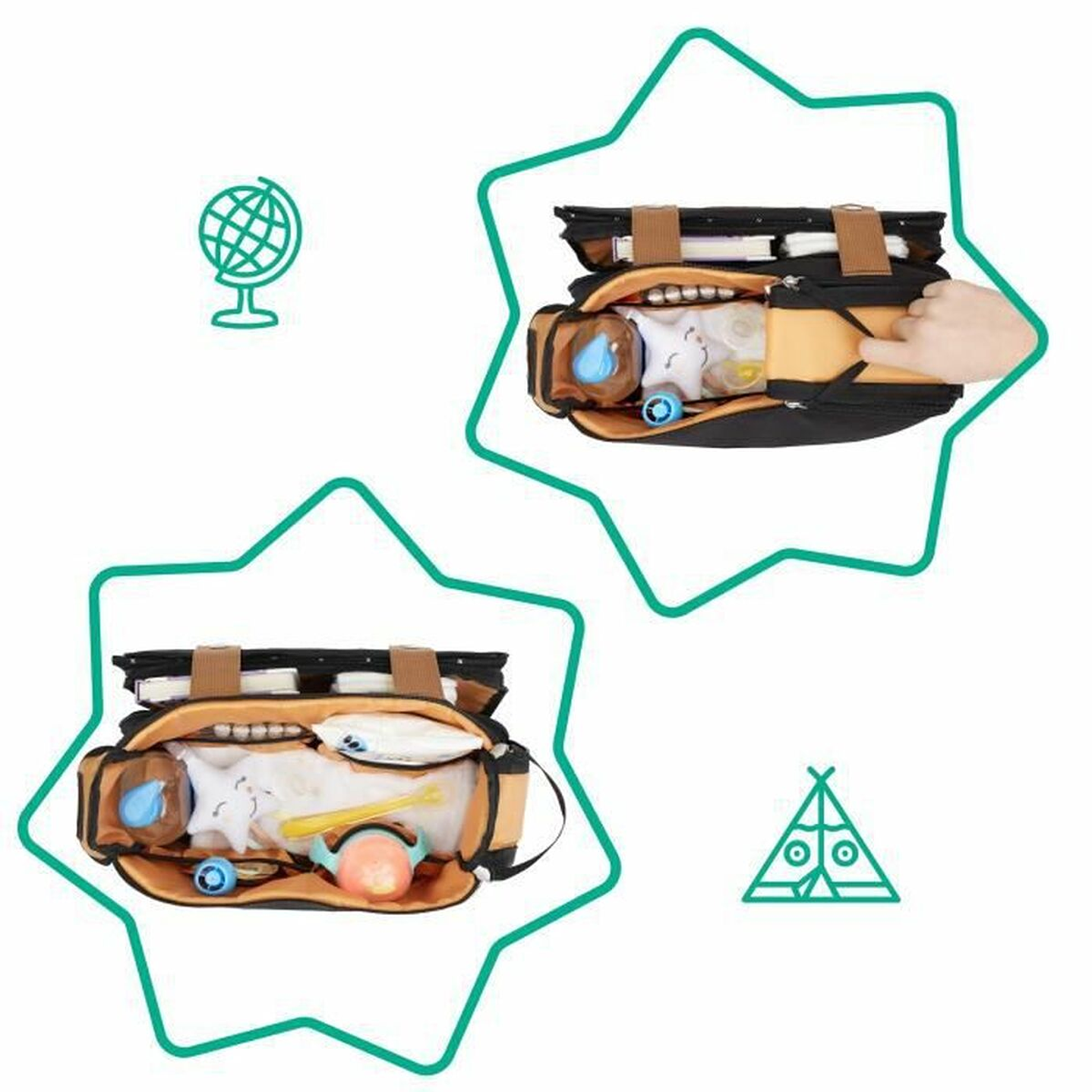 Bolsa de Almacenamiento Badabulle B043028 – Organización y Estilo para tu Carrito de Paseo 5