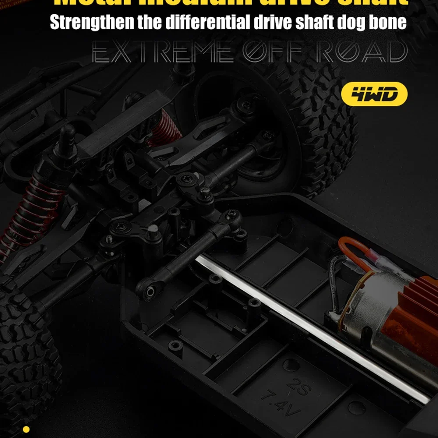 Coche RC 4WD SCY-16106  Todoterreno Alta Velocidad con Luces LED 31