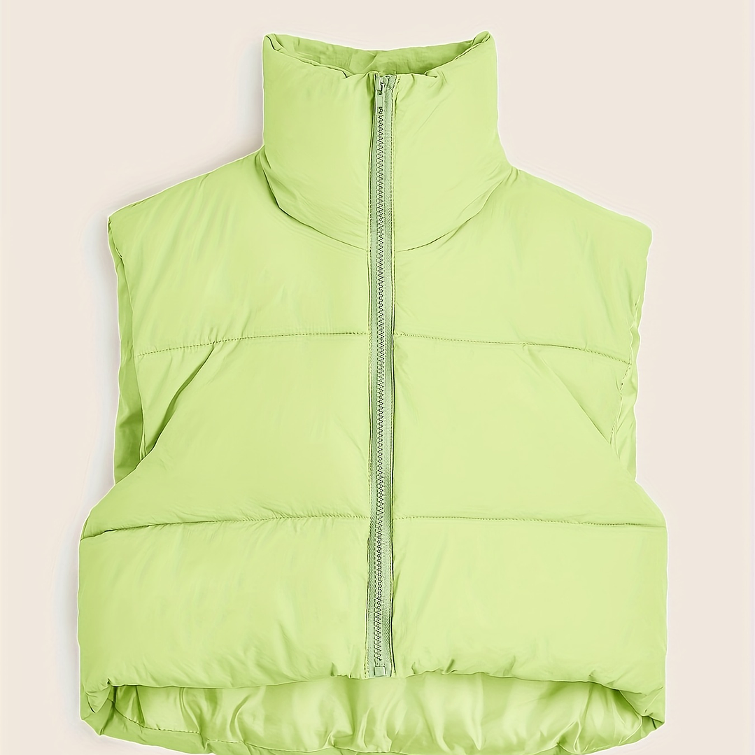 Chaleco Mujer Sin Mangas  Slim Fit con Capucha en Varios Colores
 2