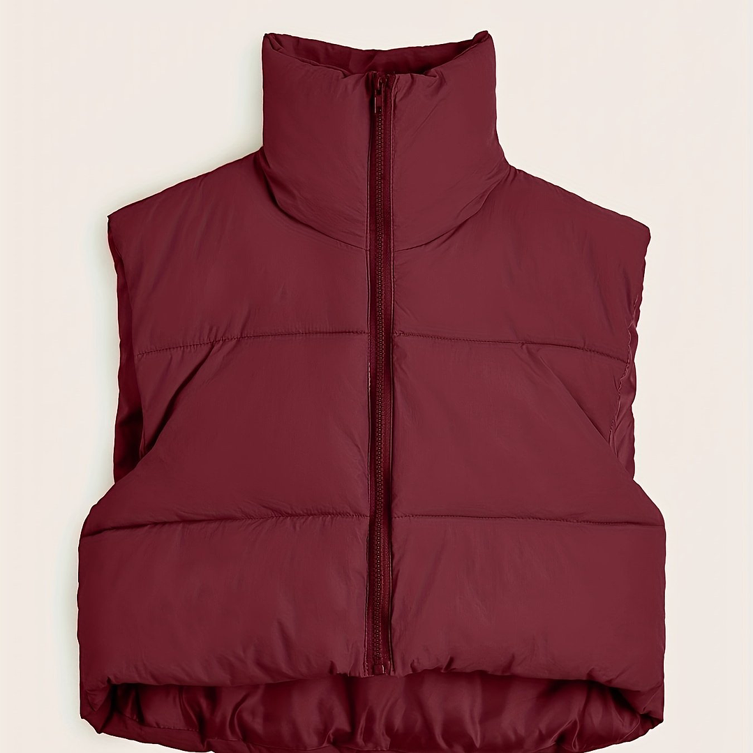 Chaleco Mujer Sin Mangas  Slim Fit con Capucha en Varios Colores
 22