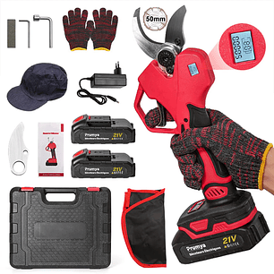 Tijeras de Podar Eléctricas 18V  Motor 1000W Corte 50mm
