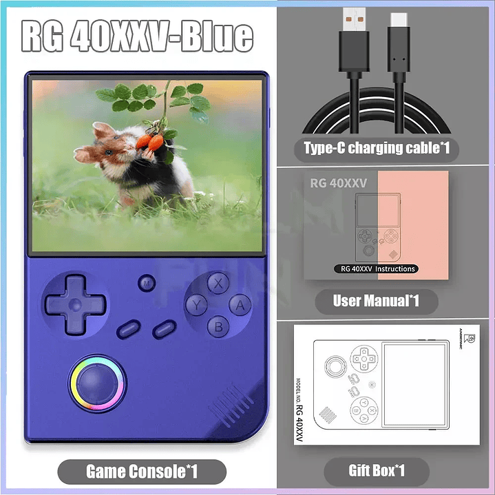 Consola Retro RG40XXV  Portátil 4,0” Linux WiFi HDMI
 9