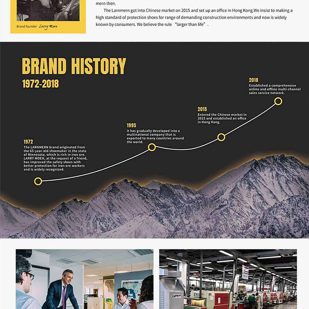 Botas de Seguridad LARNMERN Hombre  Punta de Acero Antideslizantes 21