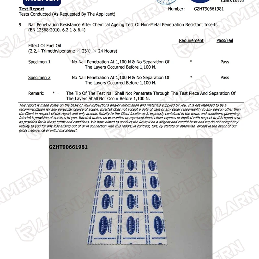 Botas de Seguridad LARNMERN Hombre  Punta de Acero Antideslizantes 25