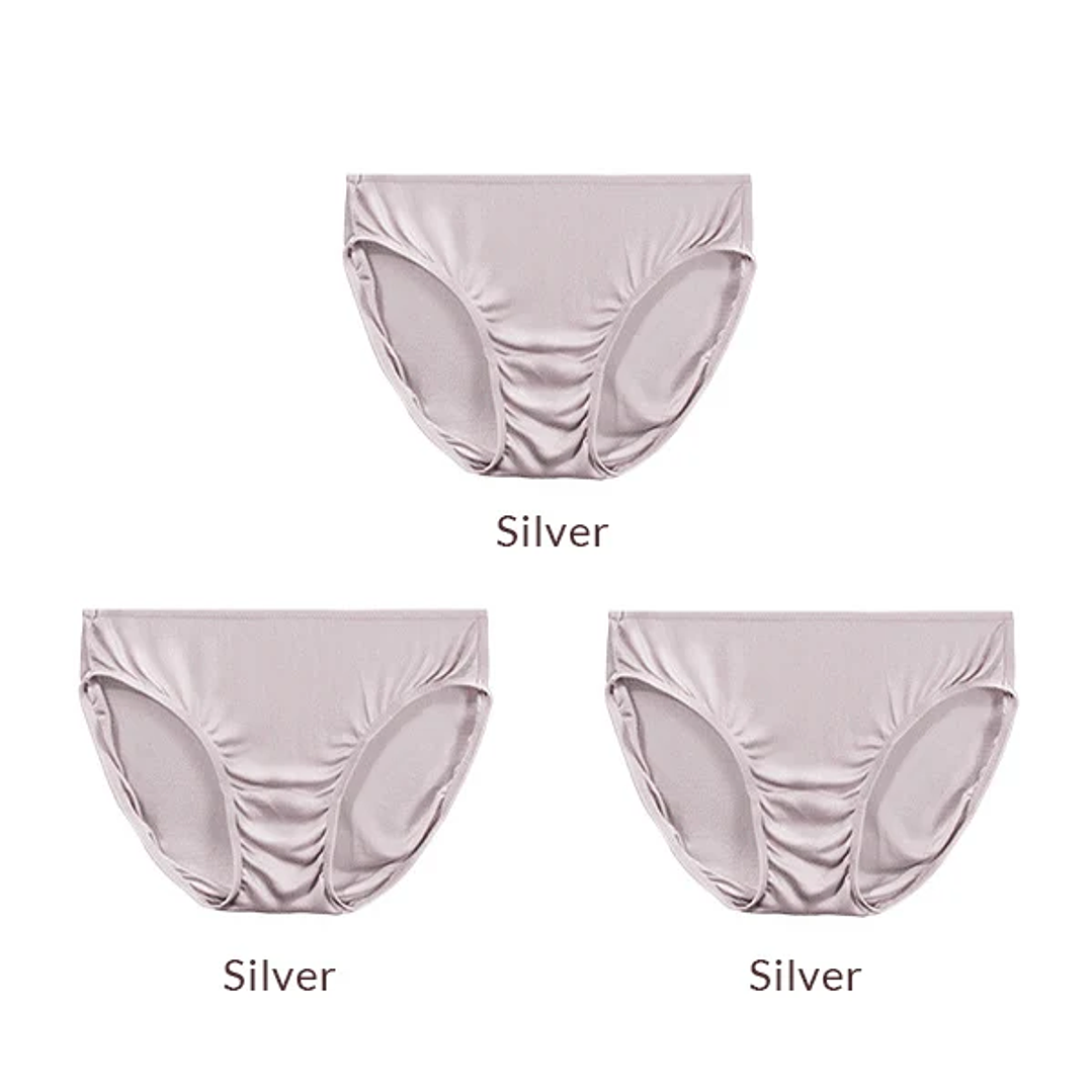 Bragas Mujer Seda Natural SuyaDream  Pack 3 Tiro Bajo
 10