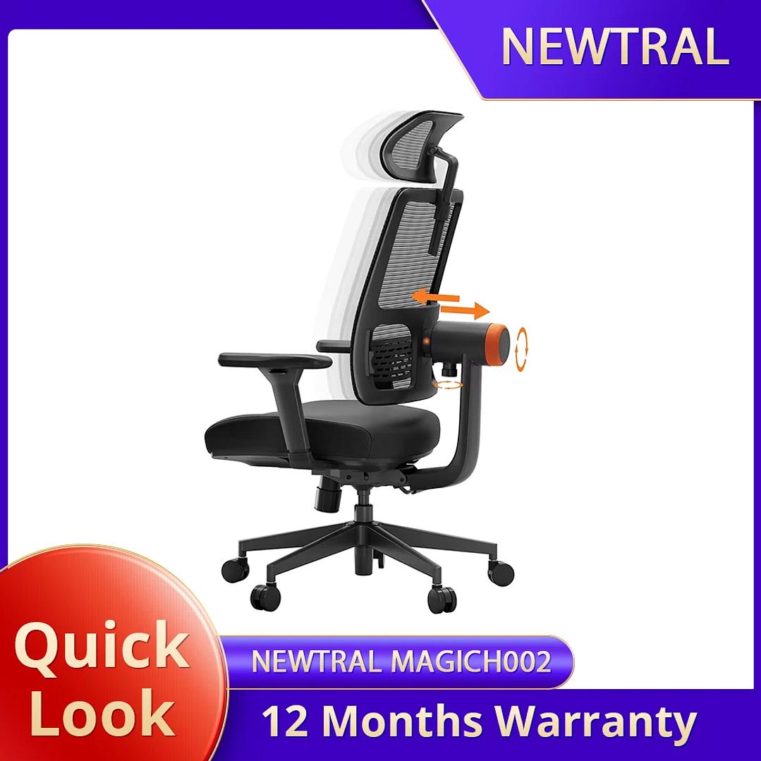 NEWTRAL MAGICH002  Silla de Oficina Ergonómica Ajustable con Reposabrazos 4D 1