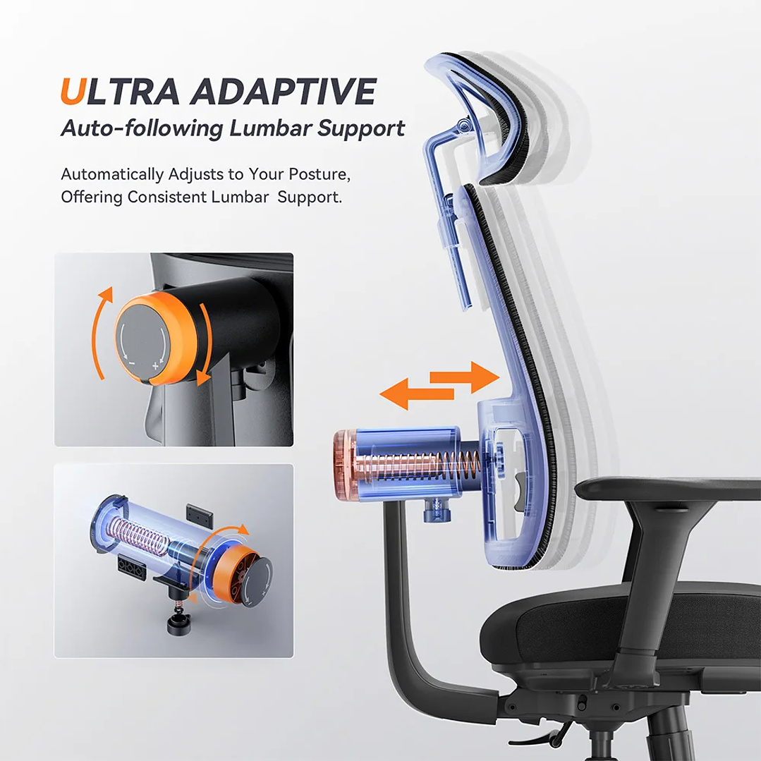 NEWTRAL MAGICH002  Silla de Oficina Ergonómica Ajustable con Reposabrazos 4D 2