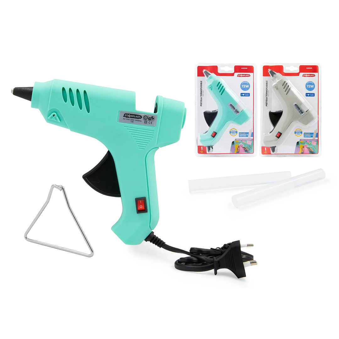 Starplast MS0009  Pistola de Silicona 72W DIY Industrial con Mango Ergonómico

 1