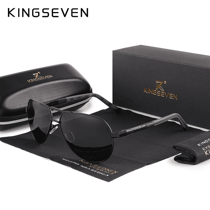 Gafas de Sol KINGSEVEN Polarizadas  Estilo Clásico Piloto con Protección UV400 12