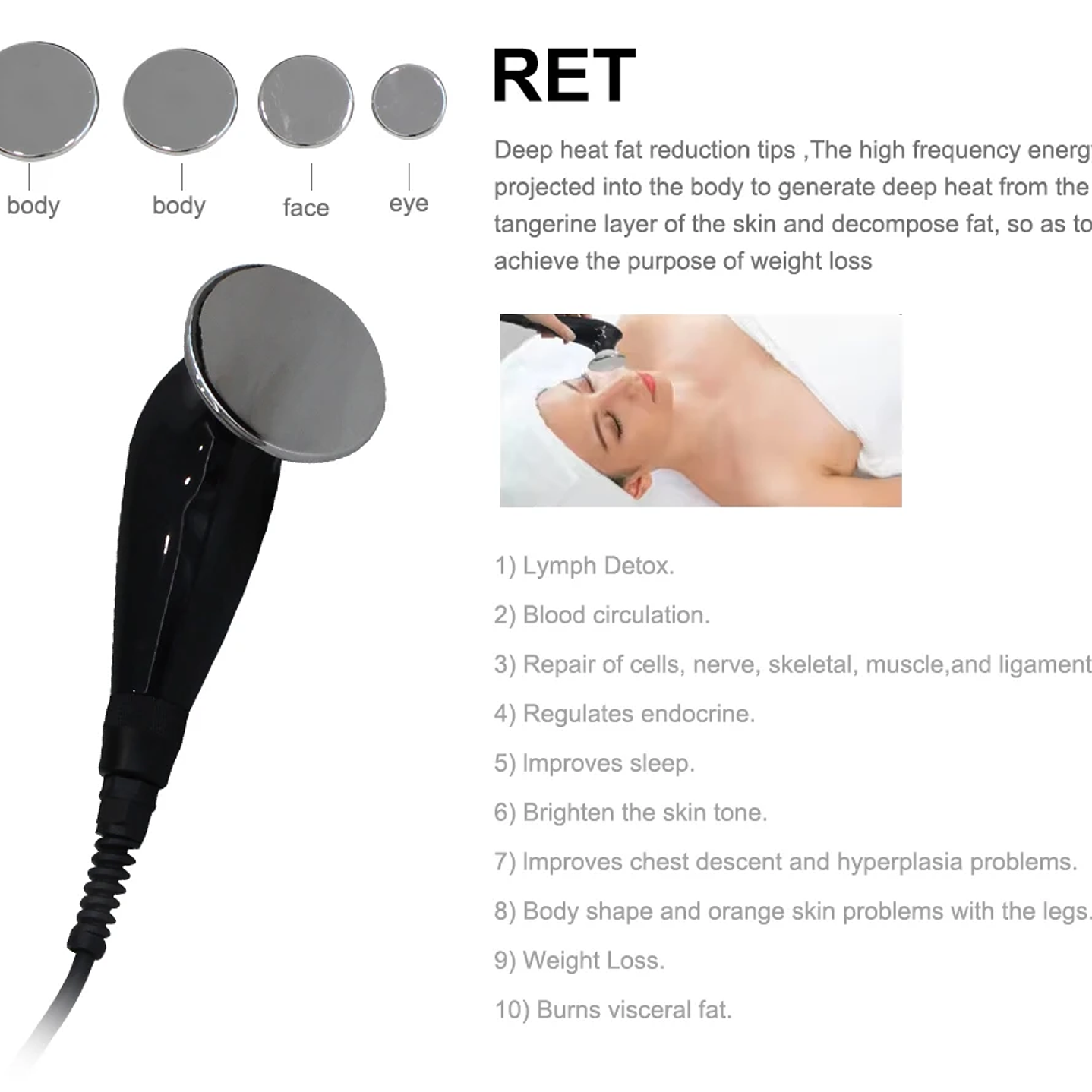 AOKO Terapia Térmica 448K  Equipo Profesional para Pérdida de Peso y Rejuvenecimiento 4