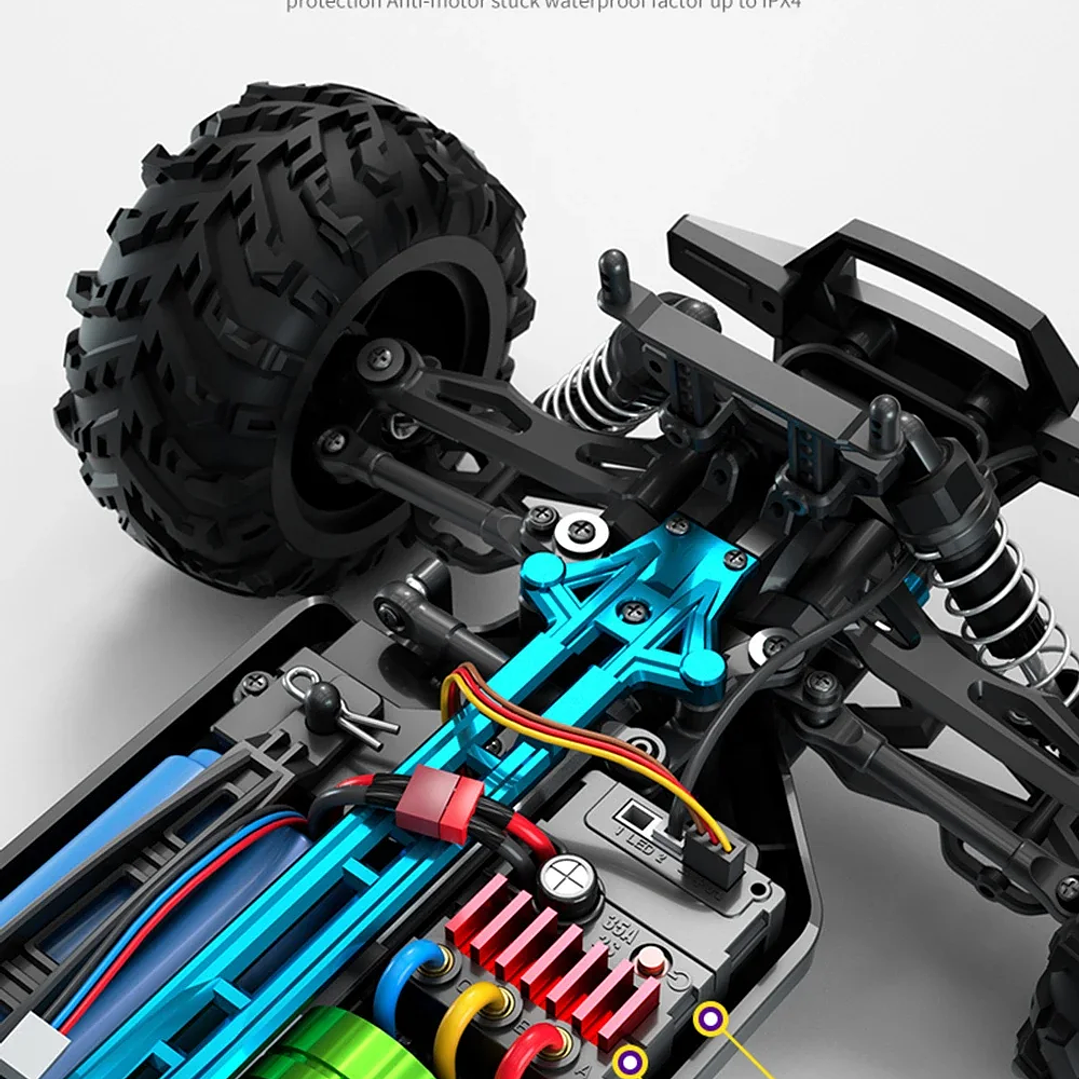 WLtoys 16101 Pro  Camión RC Monster Drift 1:16 con Control 2.4G 20