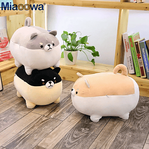 Shiba Inu Peluche Kawaii MIAOOWA  Almohada Suave 40/50cm Regalo Navidad y San Valentín