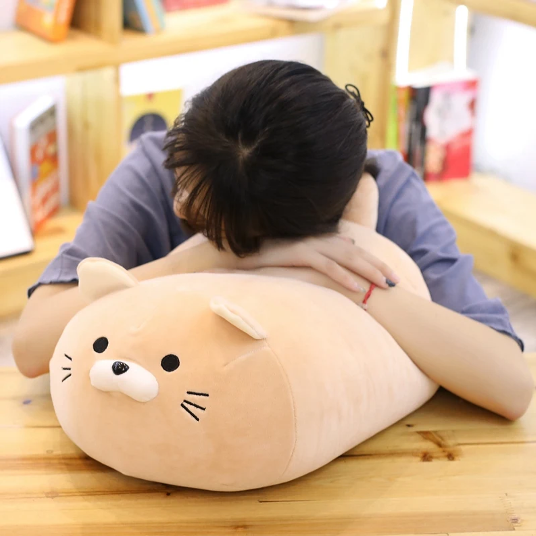 Shiba Inu Peluche Kawaii MIAOOWA  Almohada Suave 40/50cm Regalo Navidad y San Valentín 15