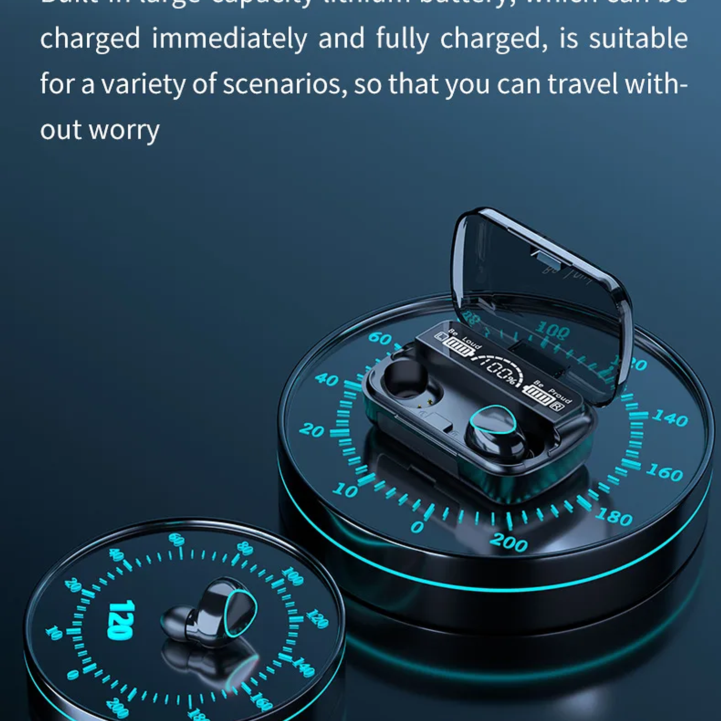 Auriculares Bluetooth M10  Inalámbricos de Alta Calidad con Estuche Power Bank 12