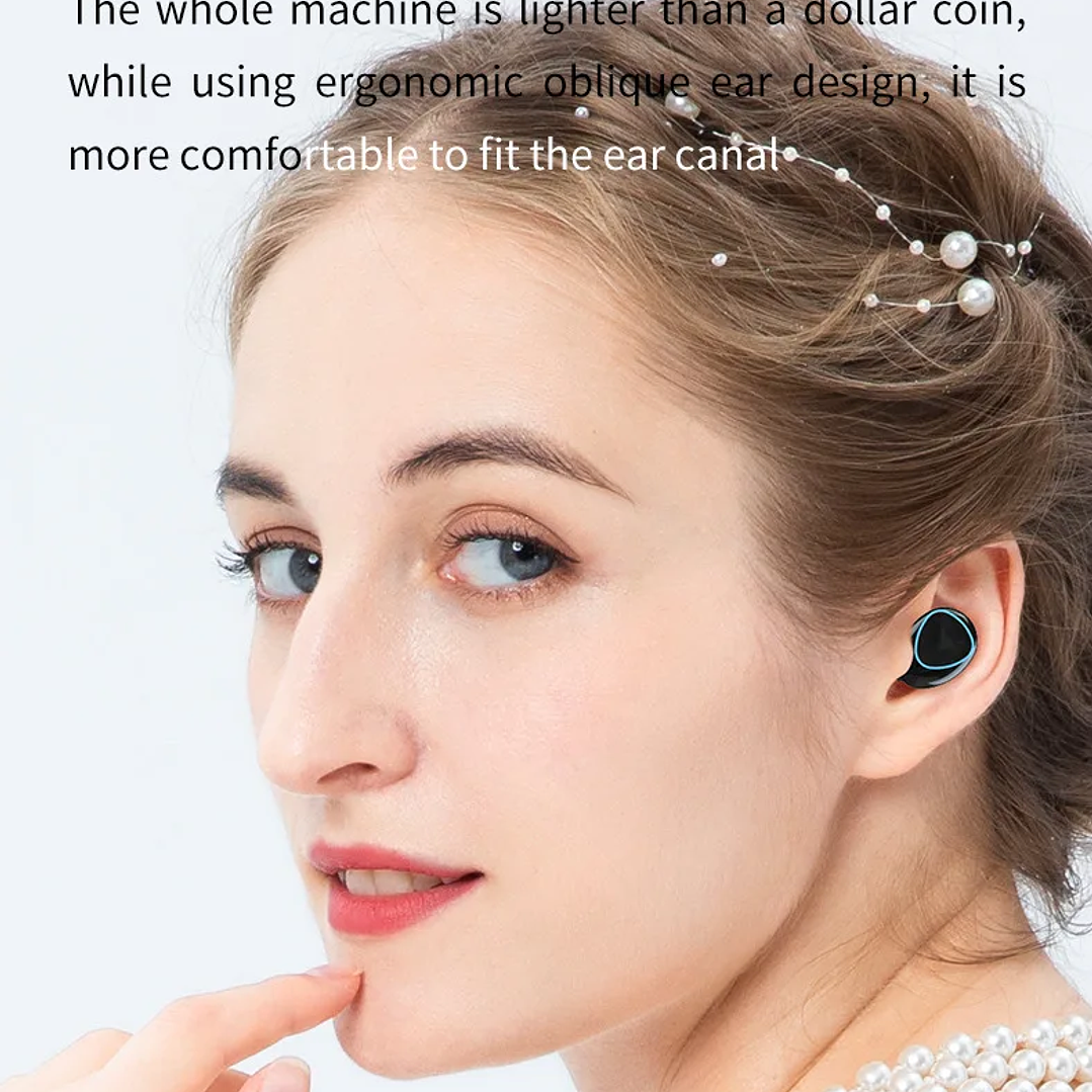 Auriculares Bluetooth M10  Inalámbricos de Alta Calidad con Estuche Power Bank 15