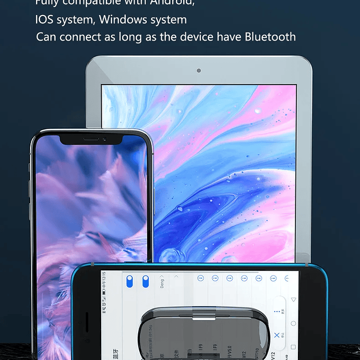 Auriculares Bluetooth M10  Inalámbricos de Alta Calidad con Estuche Power Bank 23