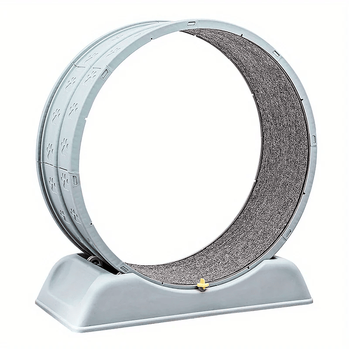 Rueda de Ejercicio para Gatos  Cinta de Correr Segura y Compacta con Mecanismo de Bloqueo 7