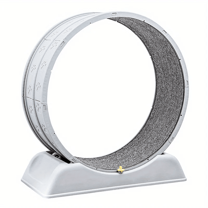 Rueda de Ejercicio para Gatos  Cinta de Correr Segura y Compacta con Mecanismo de Bloqueo 8