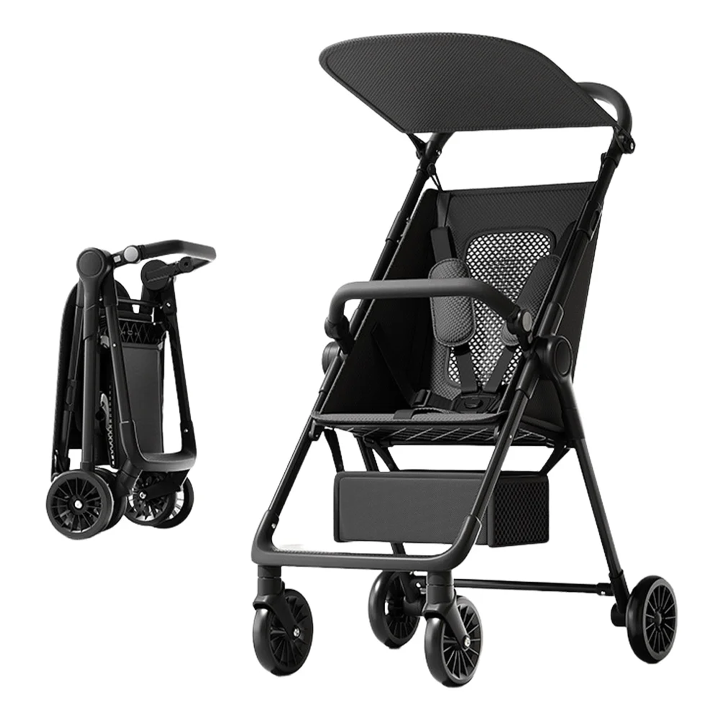 Carrito de Bebé Seeiswork  Ultraligero Plegable con Vista Bidireccional 22