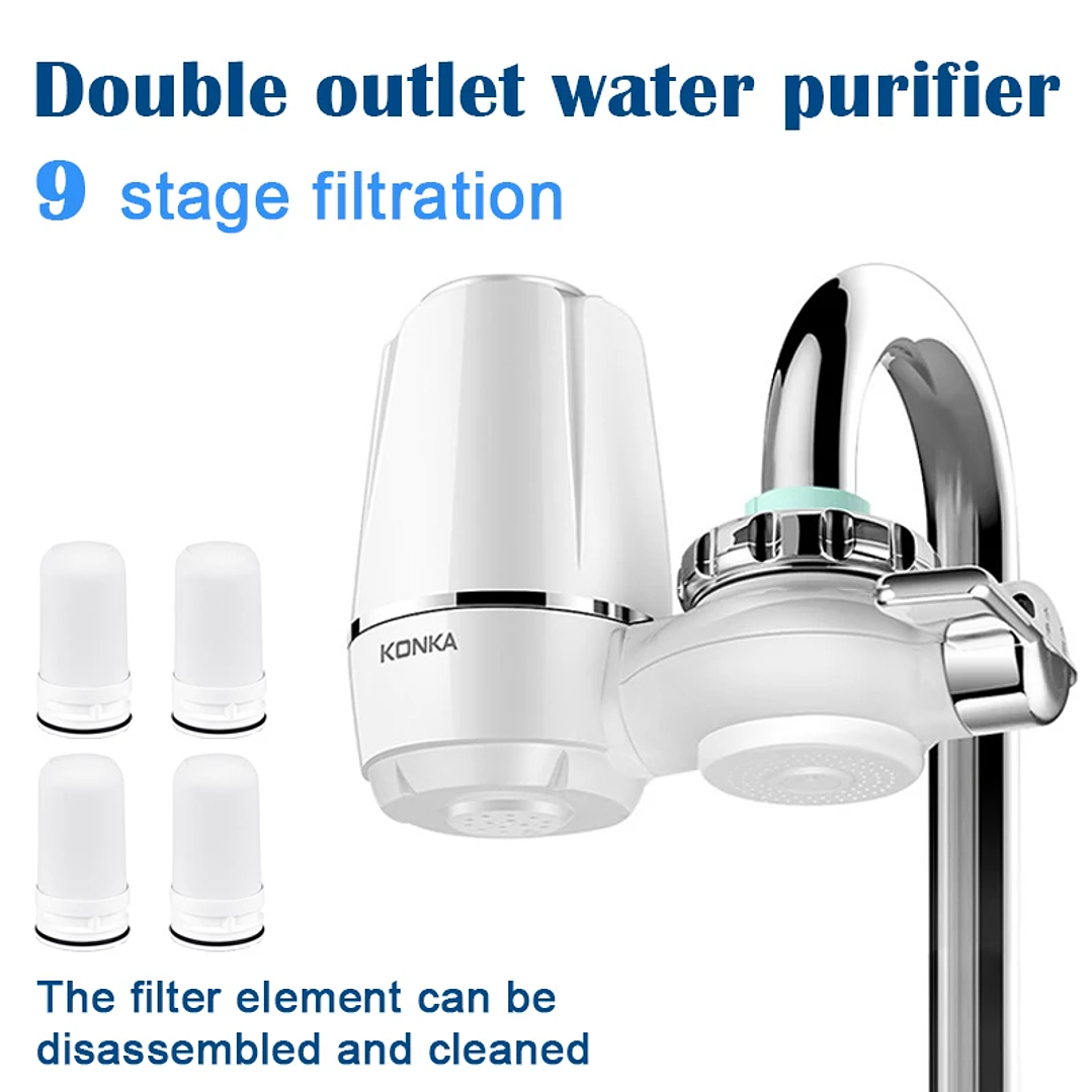 Purificador de Agua Chcyus para Cocina  Filtro Grifo 9 Etapas Compacto 1