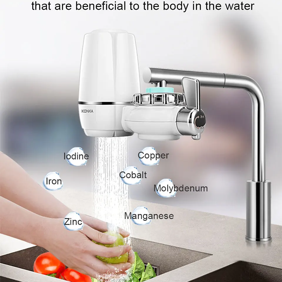 Purificador de Agua Chcyus para Cocina  Filtro Grifo 9 Etapas Compacto 15