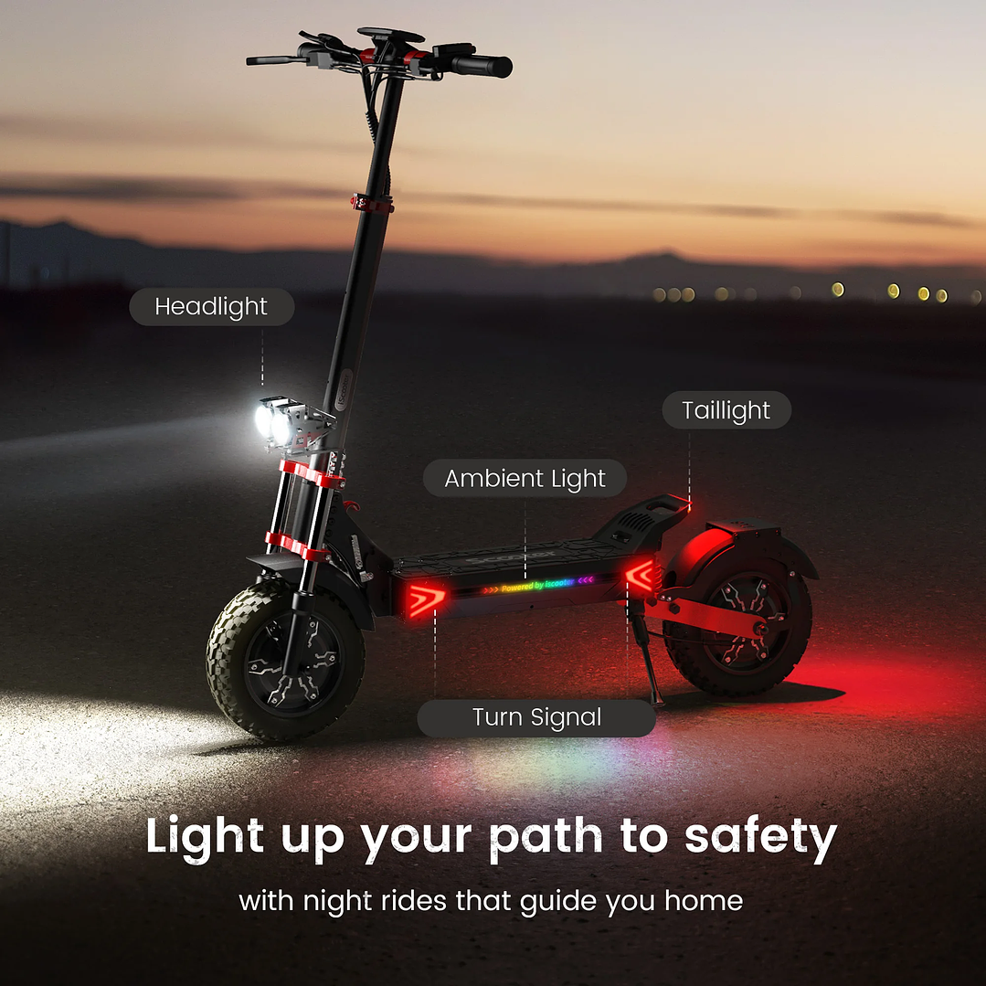 IScooter iX8 Scooter Eléctrico Plegable  12” Off-Road, 60 km/h, 2400W 1