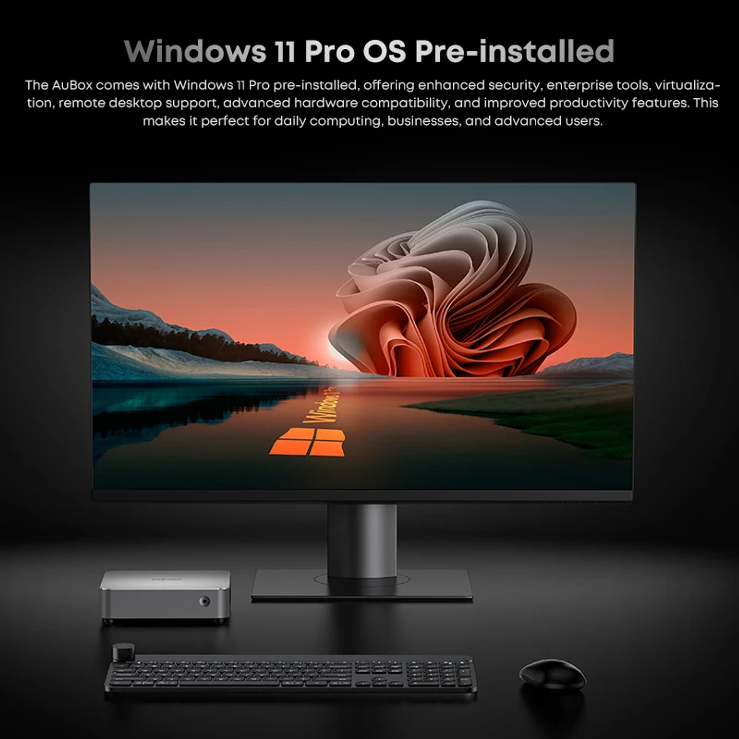CHUWI AuBox Mini PC - Intel i9-13900HK 32GB RAM 1TB SSD WiFi 6 3