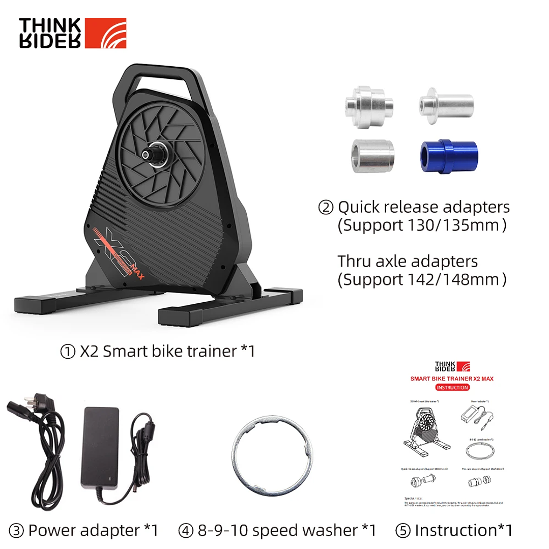 ThinkRider X2Max Rodillo Inteligente - Entrenador Ciclismo Indoor Precisión ±2% 3